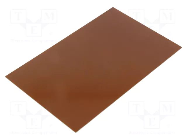 Laminate; FR4,fiberglass,epoxy resin; 1mm; L: 160mm; W: 100mm BUNGARD FR4100X160X10/3500