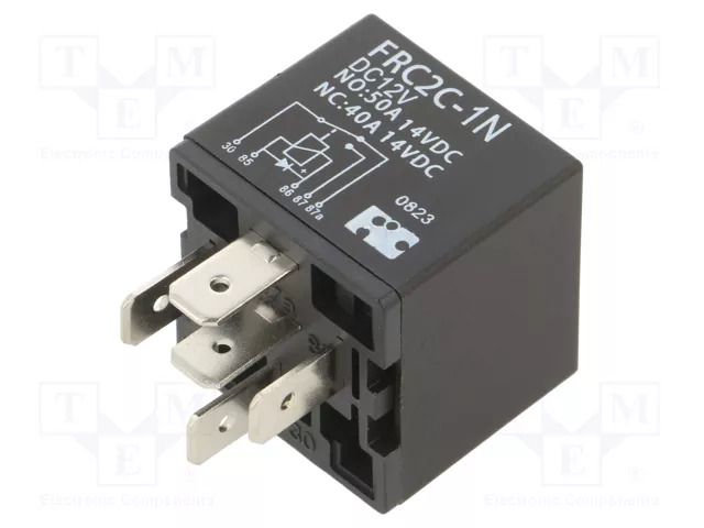 Relay: electromagnetic; SPDT; Ucoil: 12VDC; 50A; automotive; FRC2 FORWARD INDUSTRIAL CO. FRC2C-1N-DC12V