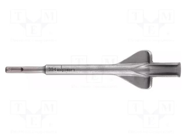 Chisel; for concrete; L: 250mm; SDS-Plus®; Tipwidth: 22mm ALPEN-MAYKESTAG ALP.98400225100