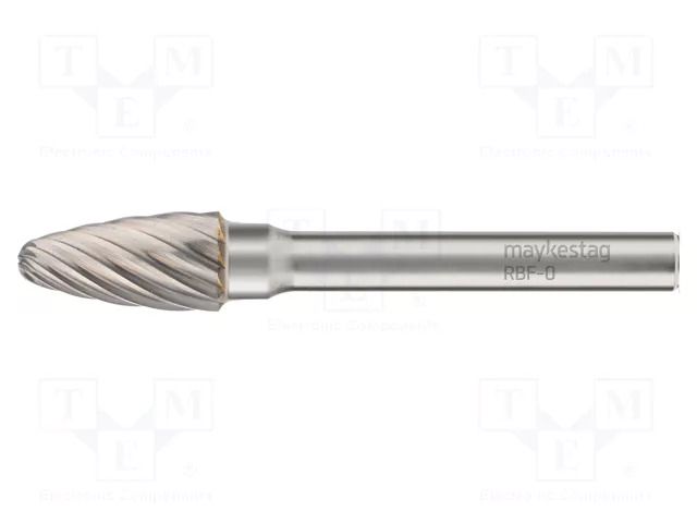 Rotary burr; Ø: 6mm; L: 50mm; metal,stainless steel; rod 6mm; 0 ALPEN-MAYKESTAG ALP.788006106100