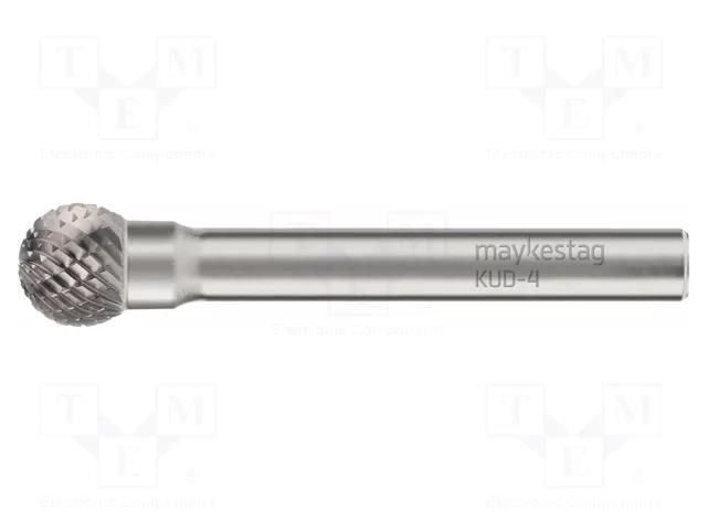 Rotary burr; Ø: 8mm; L: 52mm; metal; Working part len: 7mm; rod 6mm ALPEN-MAYKESTAG ALP.787406108100