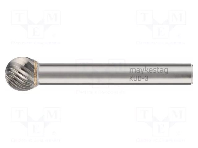 Rotary burr; Ø: 20mm; L: 63mm; Working part len: 18mm; 6mm; metal; 3 ALPEN-MAYKESTAG ALP.787306120100