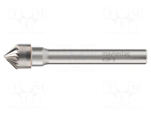 Rotary burr; Ø: 16mm; L: 61mm; metal; Working part len: 16mm; 3 ALPEN-MAYKESTAG ALP.784306116100