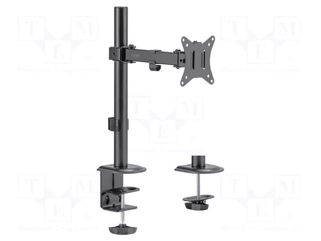 Holder; 9kg; 17÷32"; Arm len: 200mm; Standard: 75x75mm,100x100mm LOGILINK BP0170