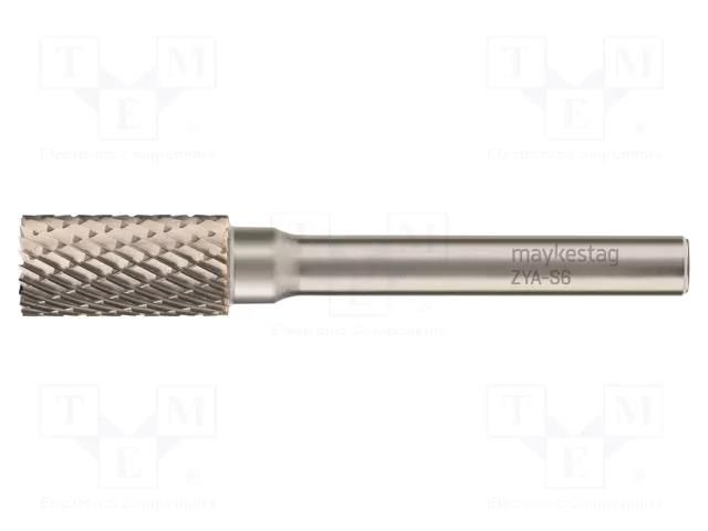 Rotary burr; Ø: 6mm; L: 43mm; metal; Working part len: 13mm; rod 3mm ALPEN-MAYKESTAG ALP.778603106100