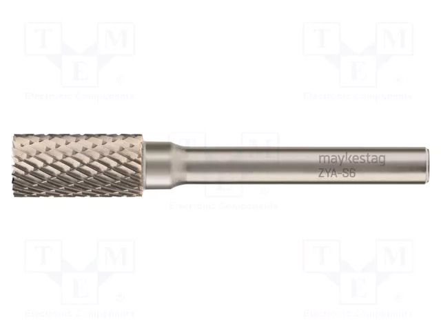 Rotary burr; Ø: 6mm; L: 43mm; metal; Working part len: 13mm; rod 3mm ALPEN-MAYKESTAG ALP.778603106100