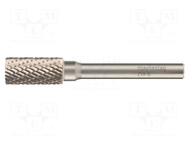 Rotary burr; Ø: 10mm; L: 65mm; Working part len: 20mm; 6mm; metal; 6 ALPEN-MAYKESTAG ALP.777606110100