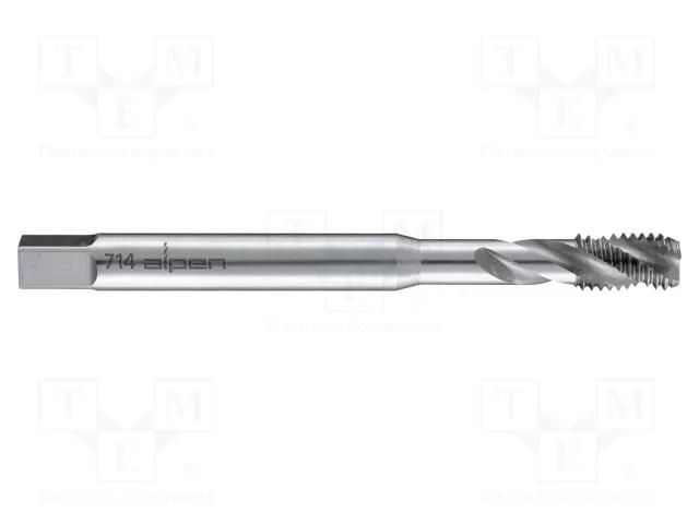 Tap; high speed steel cobalt HSS-Co; M10; 1.5; for blind holes ALPEN-MAYKESTAG ALP.71401000100