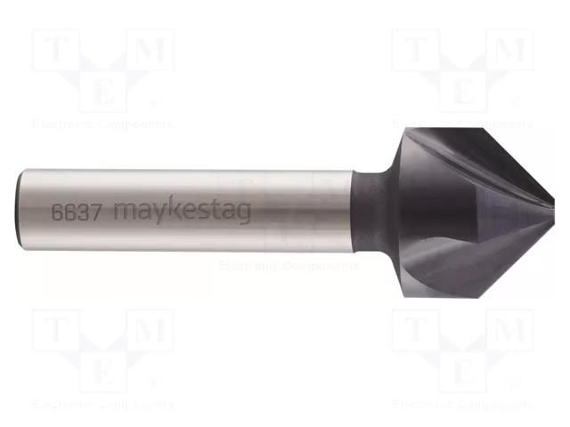 Countersink; cemented carbide; Mounting: rod 10mm; 16.5mm ALPEN-MAYKESTAG ALP.663701650100