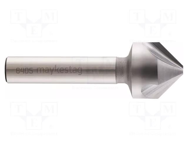 Countersink; cemented carbide; Mounting: rod 10mm; 19.5mm ALPEN-MAYKESTAG ALP.640501950100