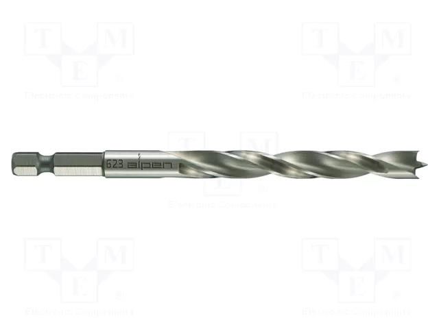 Drill bit; for wood; Ø: 3mm; L: 74mm; high speed steel; blister ALPEN-MAYKESTAG ALP.62200300100