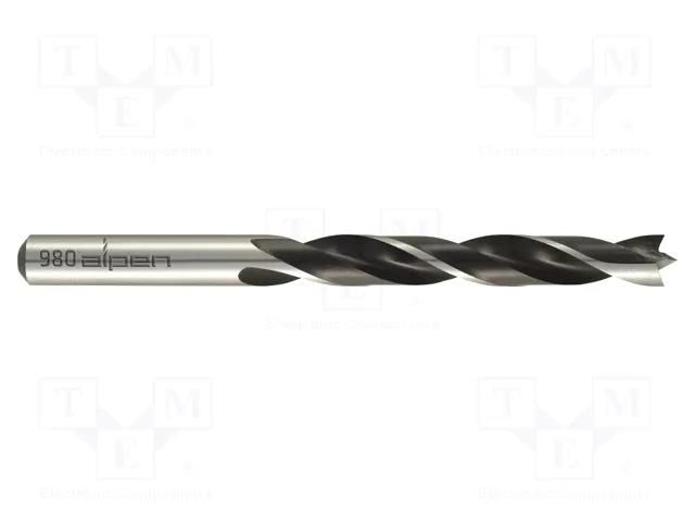 Drill bit; for wood; Ø: 1mm; L: 61mm; steel CV; blister; HOLZ ALPEN-MAYKESTAG ALP.61600100100
