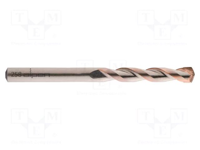 Drill bit; for concrete; Ø: 4mm; L: 75mm; Working part len: 39mm ALPEN-MAYKESTAG ALP.25800400100