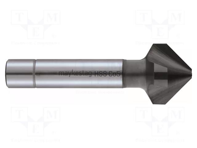 Countersink; high speed steel cobalt HSS-Co; Mounting: rod 5mm ALPEN-MAYKESTAG ALP.239700630100