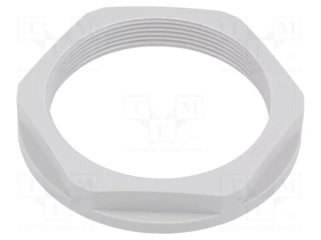 Nut; M75; polyamide; 85mm; light grey; Thread: metric; Pitch: 2 TE Connectivity 1SNG607025R0000