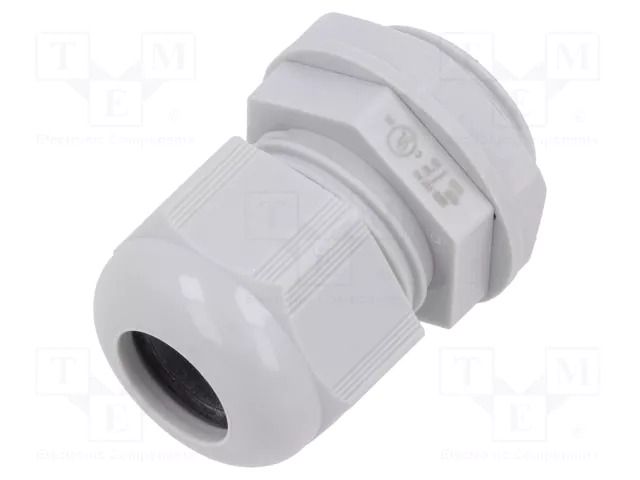 Cable gland; M20; 1.5; IP68; polyamide; light grey; Entrelec TE Connectivity 1SNG626049R0000