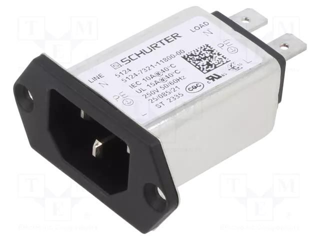 IEC 60320 connector 3-121-378 SCHURTER 3-121-378