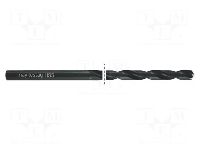 Drill bit; for metal; Ø: 5mm; L: 315mm; high speed steel; case ALPEN-MAYKESTAG ALP.12100500100