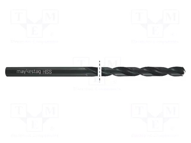 Drill bit; for metal; Ø: 5mm; L: 315mm; high speed steel; case ALPEN-MAYKESTAG ALP.12100500100