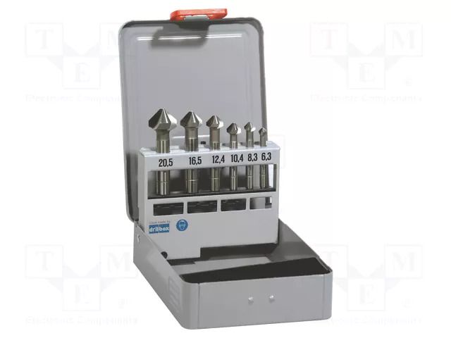 Countersink; high speed steel cobalt HSS-Co; 6pcs. ALPEN-MAYKESTAG ALP.229000096100