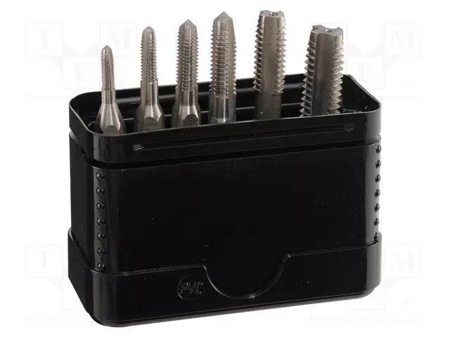 Kit: taps; Thread: M10,M3,M4,M5,M6,M8; 6pcs. ALPEN-MAYKESTAG ALP.70200006100