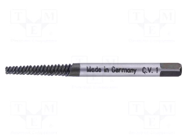 Screw extractor; 60mm; hexagonal; Size: 1 ALPEN-MAYKESTAG ALP.70100001100
