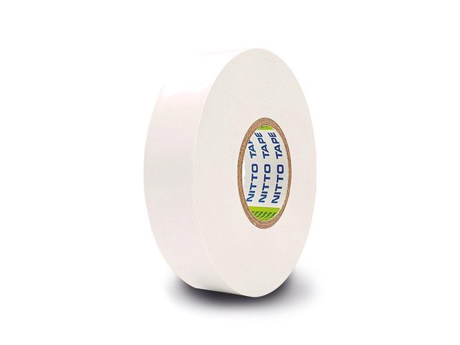 NITTO - INSULATION TAPE - WHITE - 19 mm x 10 m 1040N-BPC