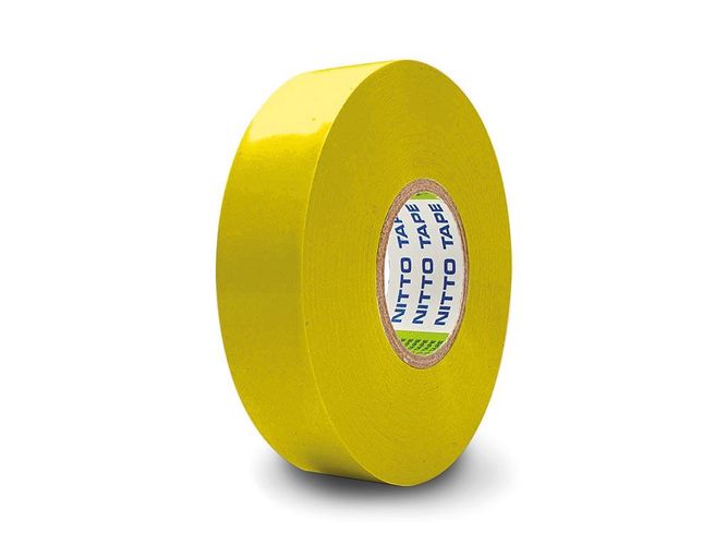 NITTO - INSULATION TAPE - YELLOW - 19 mm x 10 m 1040N-JPC 5411512200645