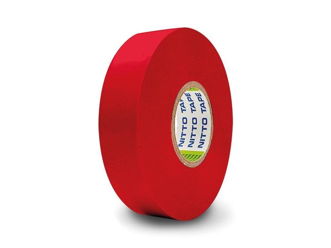 NITTO - INSULATION TAPE - RED - 19 mm x 10 m 1040N-RPC