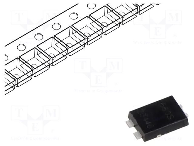 Diode: Schottky rectifying; TO277B; SMD; 60V; 5A; reel,tape SMC DIODE SOLUTIONS MBR560STR-SMC