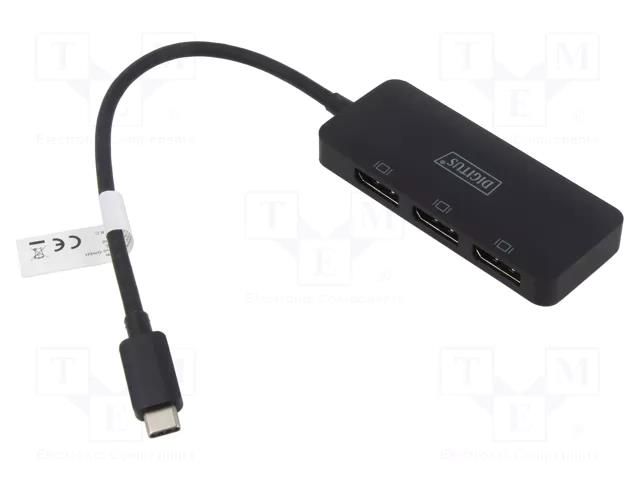 Adapter; DisplayPort 1.4,HDCP 2.2; black DIGITUS DS-45334