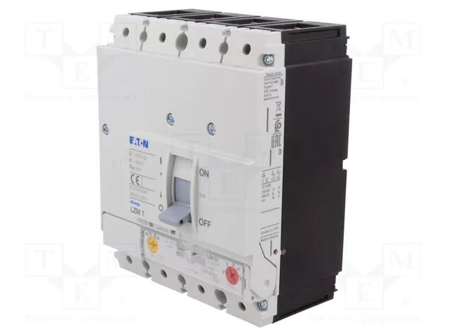 Power breaker; Poles: 4; screw type; Inom: 125A; IP20; -25÷70°C EATON ELECTRIC LZMC1-4-A125-I