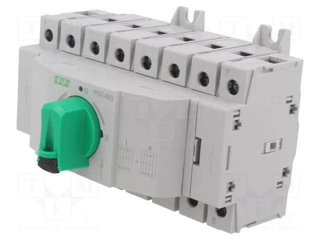 Module: mains-generator switch; Poles: 4; 415VAC; 63A; IP20 F&F PSR-463