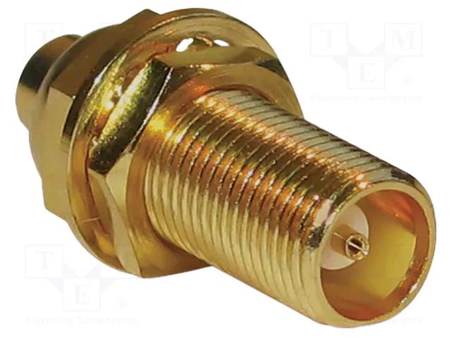 Connector: MCX; socket; female; straight; 50Ω; soldering; PTFE AMPHENOL RF 252163