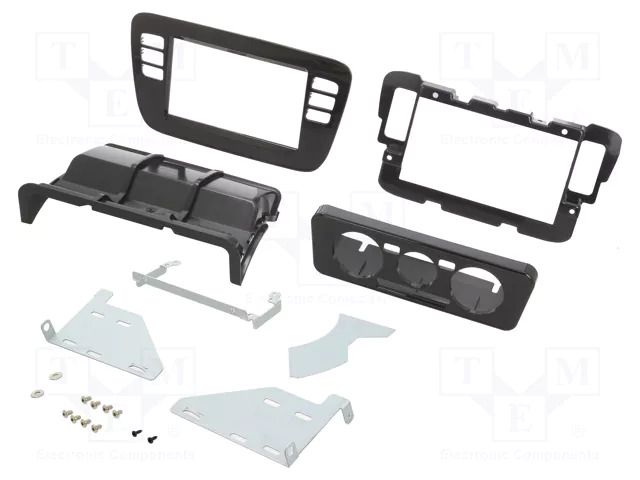 Radio frame; Seat,VW,Škoda; 2 DIN; black gloss ACV RAM-40.1041.1