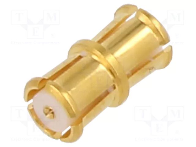 Adapter; SMP male,both sides; Insulation: PTFE; 50Ω; Plating: gold AMPHENOL RF SMP-FSBA-645