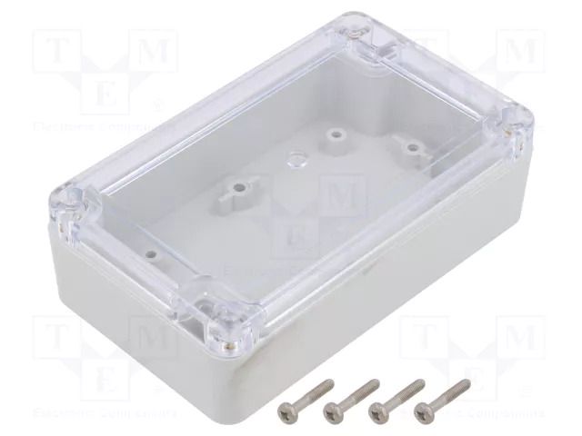 Enclosure: multipurpose; X: 75mm; Y: 125mm; Z: 37mm; ZP; ABS; gasket KRADEX ZP1257537JPH-ABSPC