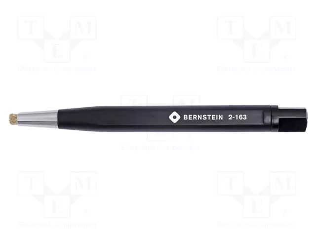 Tool: brush; brass wire; L: 120mm; Ø: 4mm BERNSTEIN BRN-2-163