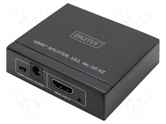 Splitter; HDCP 1.4,HDMI 1.4; Support: 4K,EDID,HDCP,UHD 2160p DIGITUS DS-45340