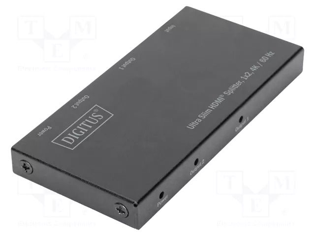 Splitter; HDCP 2.2,HDMI 2.0; 3D,4K,HDCP,HDR,UHD 2160p; metal DIGITUS DS-45322