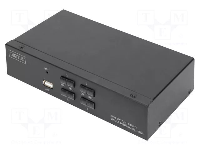 Device: KVM switch; black; HDMI 1.4,USB 2.0 DIGITUS DS-12880