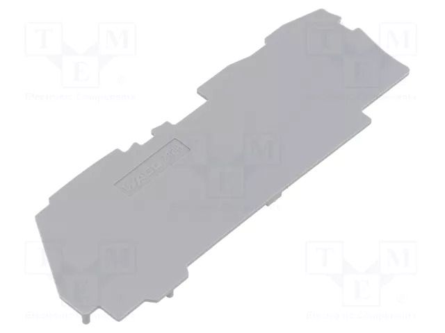 End plate; grey; 2106 WAGO 2106-1391