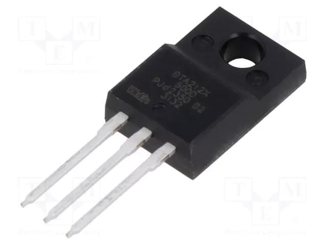 Triac; 600V; 12A; TO220FP; Igt: 5mA; Ifsm: 95A; 3Q,Hi-Com WeEn Semiconductors BTA212X-600D.127