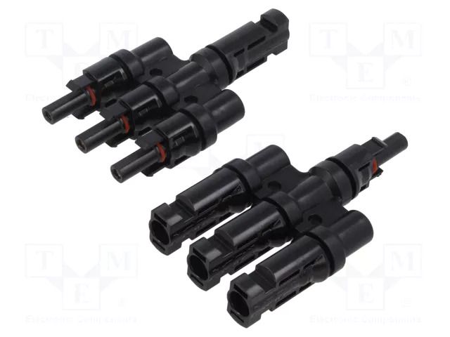 Splitter; solar male x3,solar female x3 CONNFLY DS1162-14-1T3AB6P