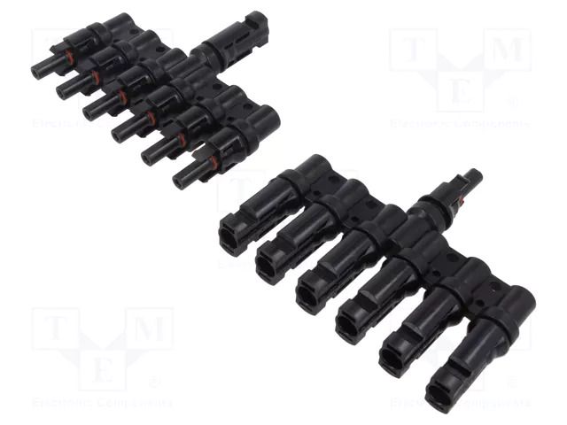 Splitter; solar male x6,solar female x6 CONNFLY DS1162-14-1T6AB6P