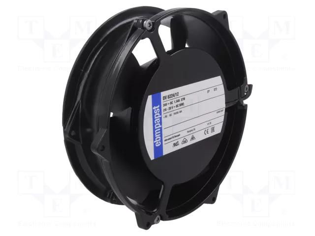 Fan: DC; axial; 24VDC; Ø172x51mm; ball EBM-PAPST DV6224/12