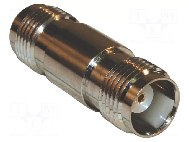 Adapter; TNC female,both sides; Insulation: POM; 50Ω; brass; 11GHz AMPHENOL RF 122348