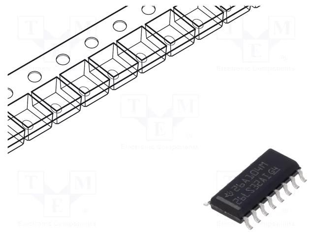 IC: interface; line receiver; half duplex,RS422 / RS423; SOIC16 TEXAS INSTRUMENTS AM26LS32AIDR