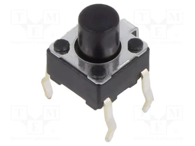 Microswitch TACT; SPST-NO; Pos: 2; 0.05A/12VDC; THT; 980mN; 7mm ALPS SKHHQVA010