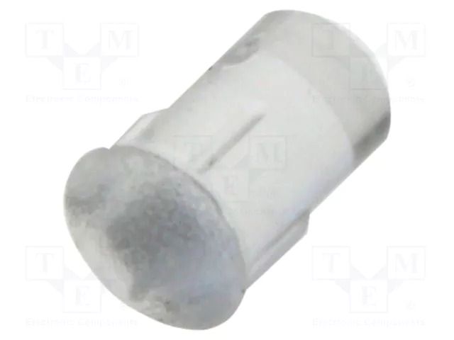 Fiber for LED; Ø2.3mm; L: 3mm; round; Front: flat; straight; PLPC2 BIVAR PLPC2-3MM